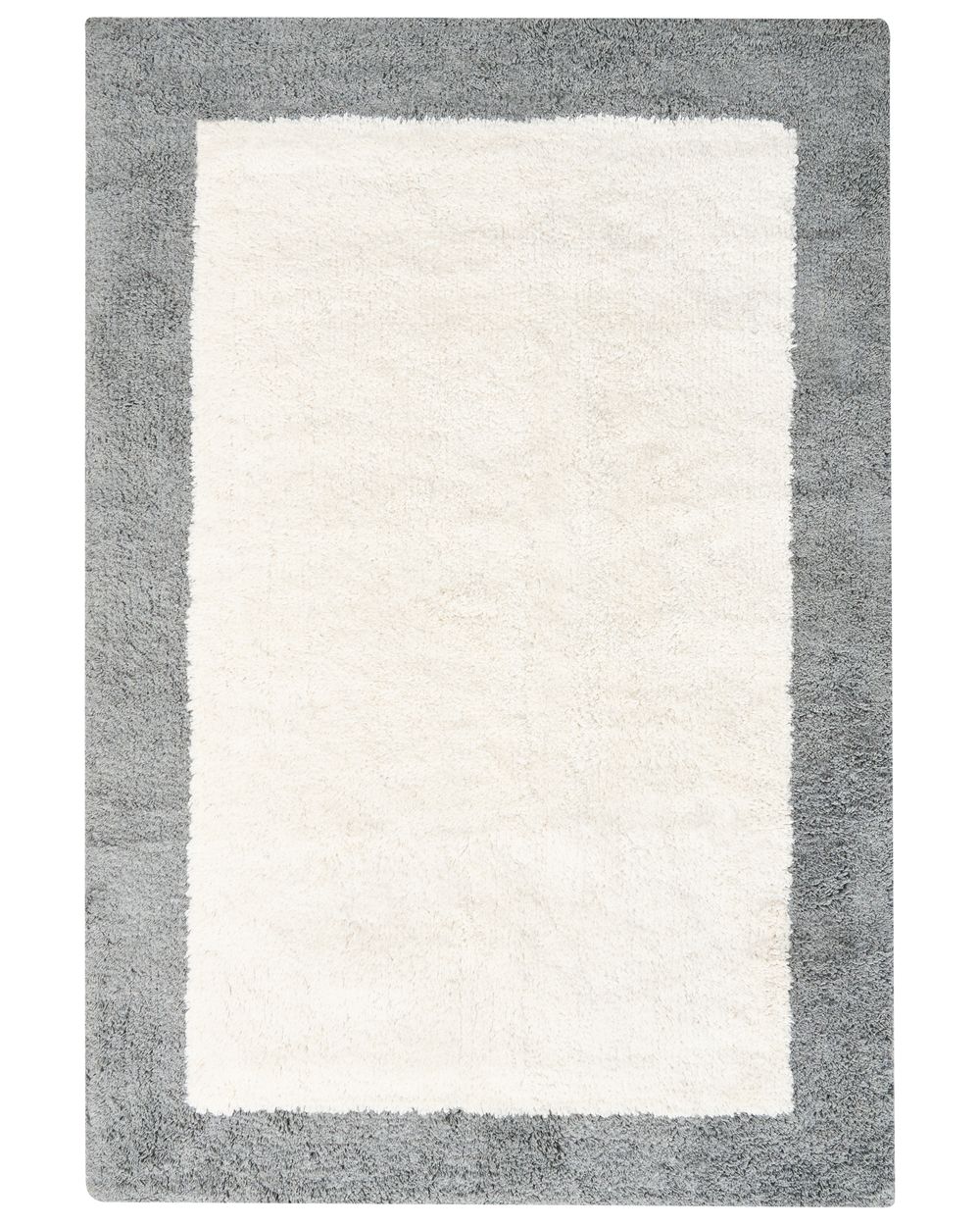 Dywanik łazienkowy KABRI Szary/ beżowy 60 x 90 cm Bawełna