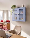 Wall Cabinet HARLYN 60 cm Metal Blue