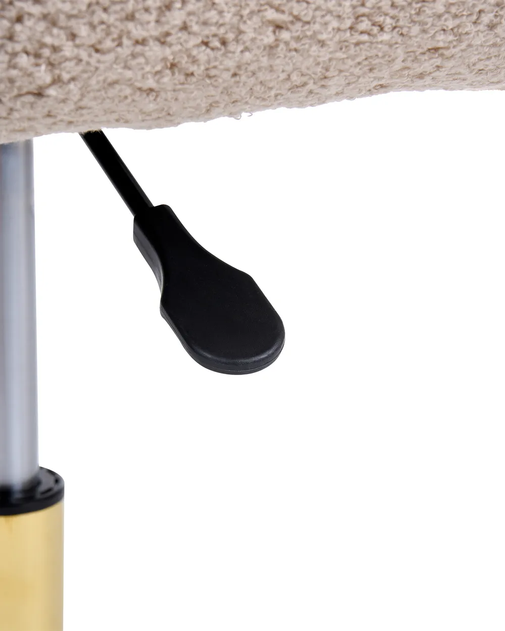 Sedia da scrivania ARDELLE Bouclé Beige_1083883