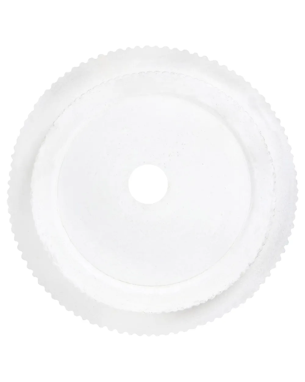 KONZEPT Vaso per piante grande, 29 cm, bianco, con piedini