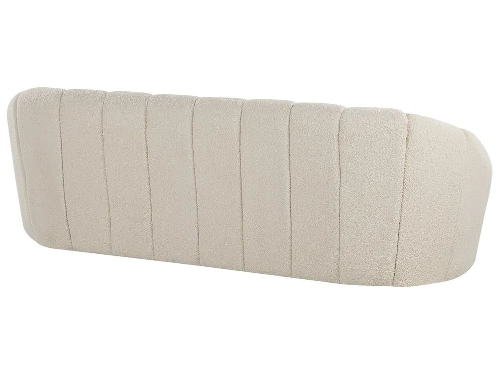 Divano 3 posti LOMMA Bouclé Bianco_818057