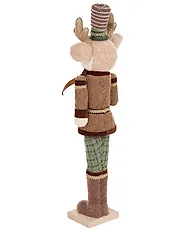 Set of 2 Figurines ALATORNIO 62/63 cm Bear Reindeer Brown_1156816