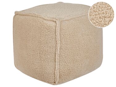 Pouf marrone chiaro 40 x 40 x 40 cm ALIPUR