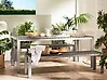 Garden Dining Set with Benches 6 Seater NARDO Grey