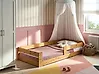 Kids Bed Pine Wood PRIMELLES 90 x 200 cm (EU Single) Brown