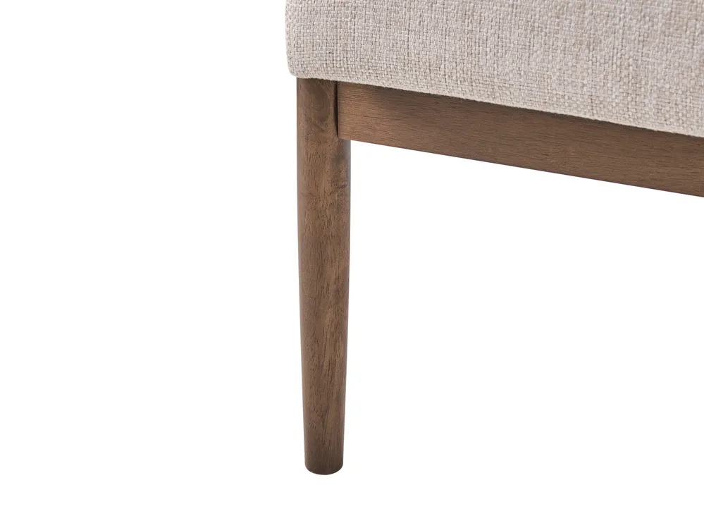 Set da salotto 6 posti ESRUM Tessuto Marrone scuro/Beige_1015841