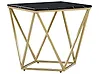 Side Table MALIBU Black/ Gold