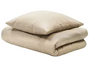 Dekbedovertrekset AVONDALE 135 x 200 cm Katoen-satijn Beige_815149