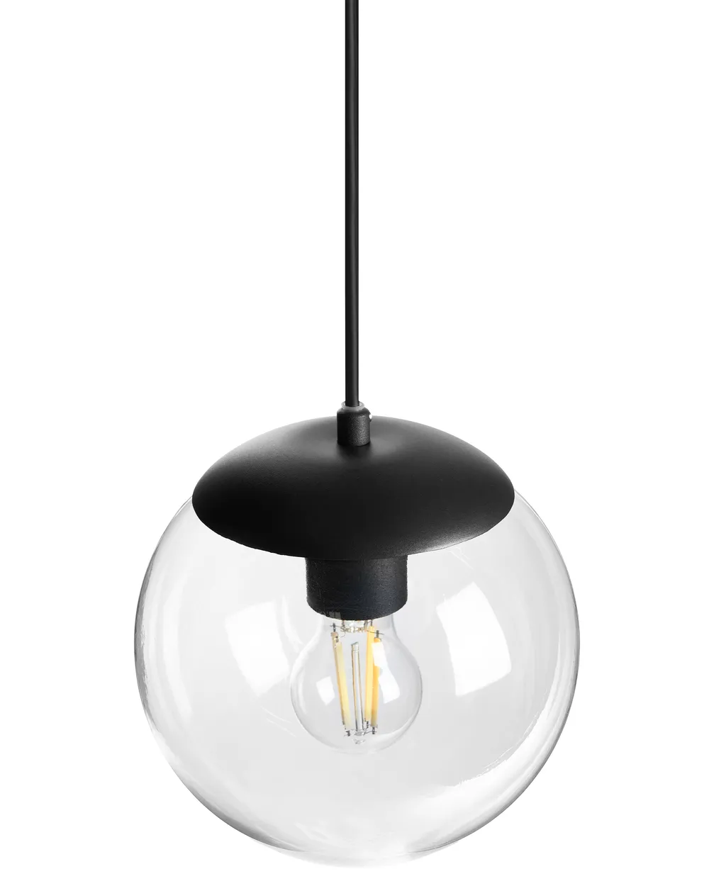 Lampada a sospensione da esterno BLEES Metallo Nero_1108518