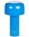 Wireless LED Table Lamp BESOS with Dimmer Metal Blue