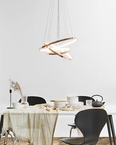 Metal LED Pendant Lamp Rose Gold ATREK