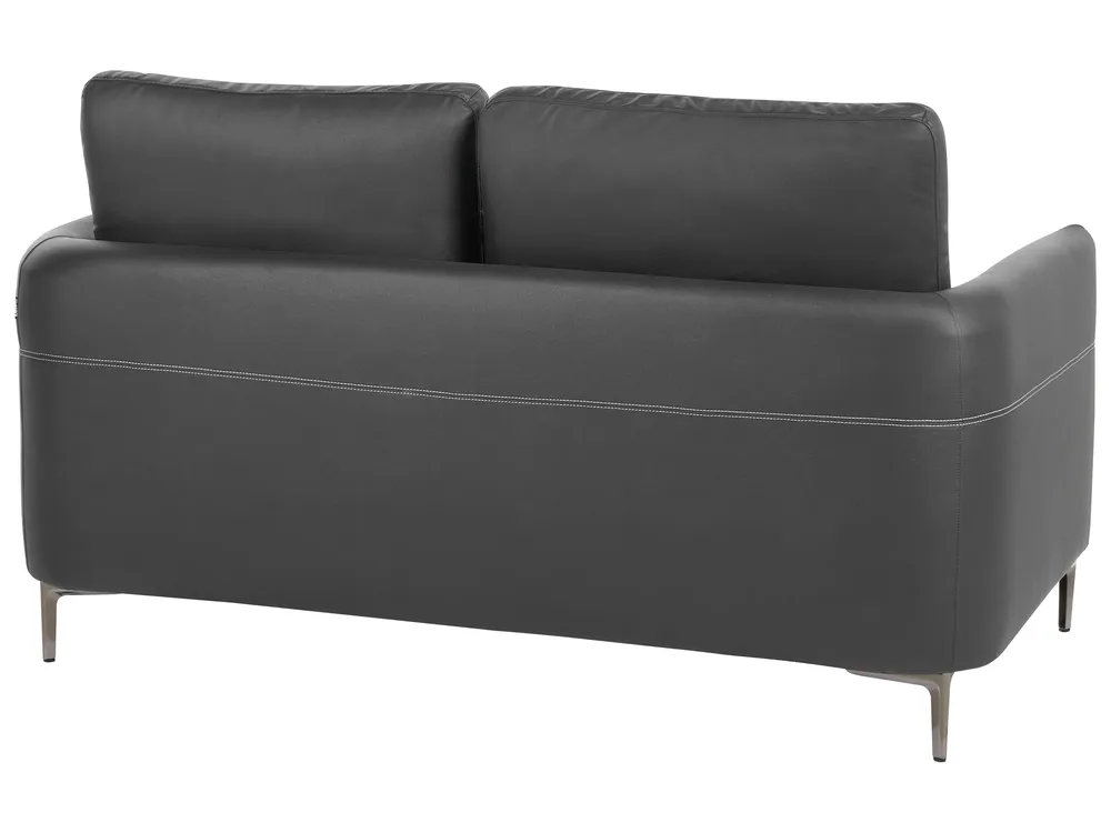 Set da salotto 6 posti CILENS Tessuto Nero_1120397