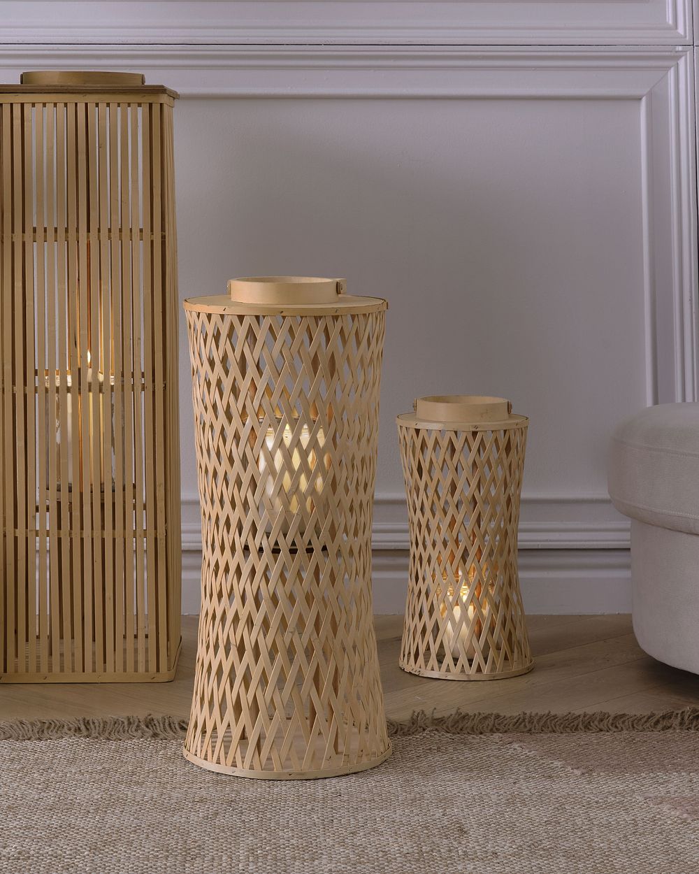 Lanterne MACTAN 58 cm Bambou Naturel