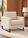 Armchair VIND Corduroy Light Beige