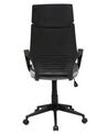 Cadeira de escritório em tecido preto e cinzenta DELIGHT_688502