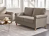 Sofa 2 Seater RONNEBY Fabric Light Brown