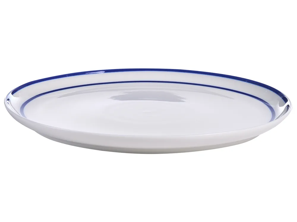 Zastawa stołowa 24-częściowa AMCHUR Porcelana Biały/ niebieski_1063957