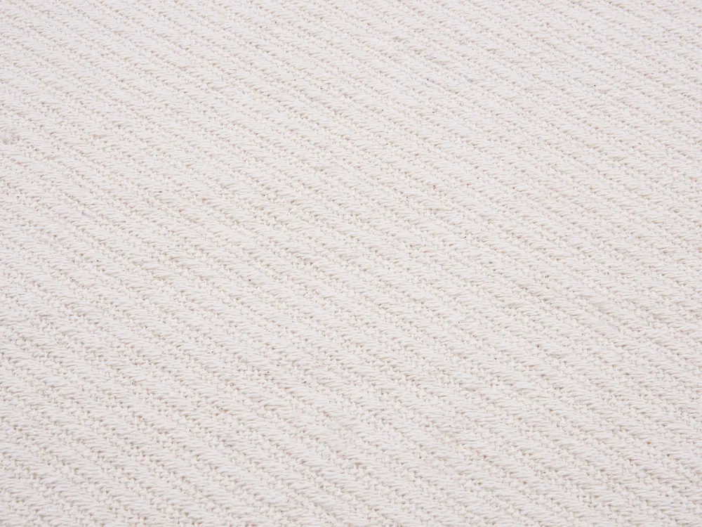 Plaid YARSA Katoen 125 x 150 cm Beige_861244