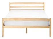 Bed Pine Wood ECHALLON 140 x 200 cm (EU Double) Light Brown_1113310