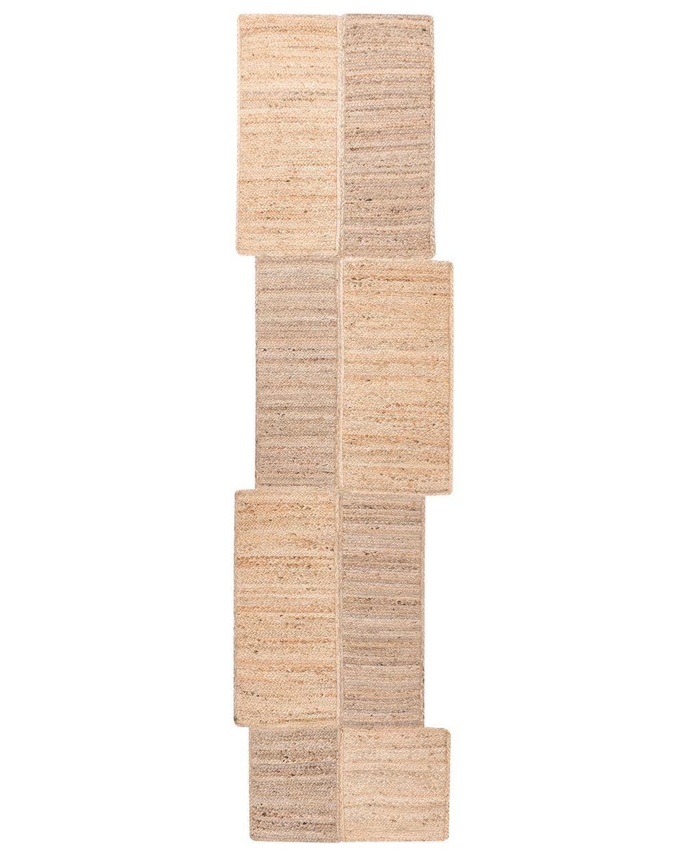 Szőnyeg SANGLI Bézs 80 x 300 cm Juta zsákvászon
