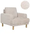 Sillón TUVE Bouclé Beige
