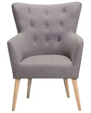 Poltrona ANGEN Tessuto Grigio chiaro_802388