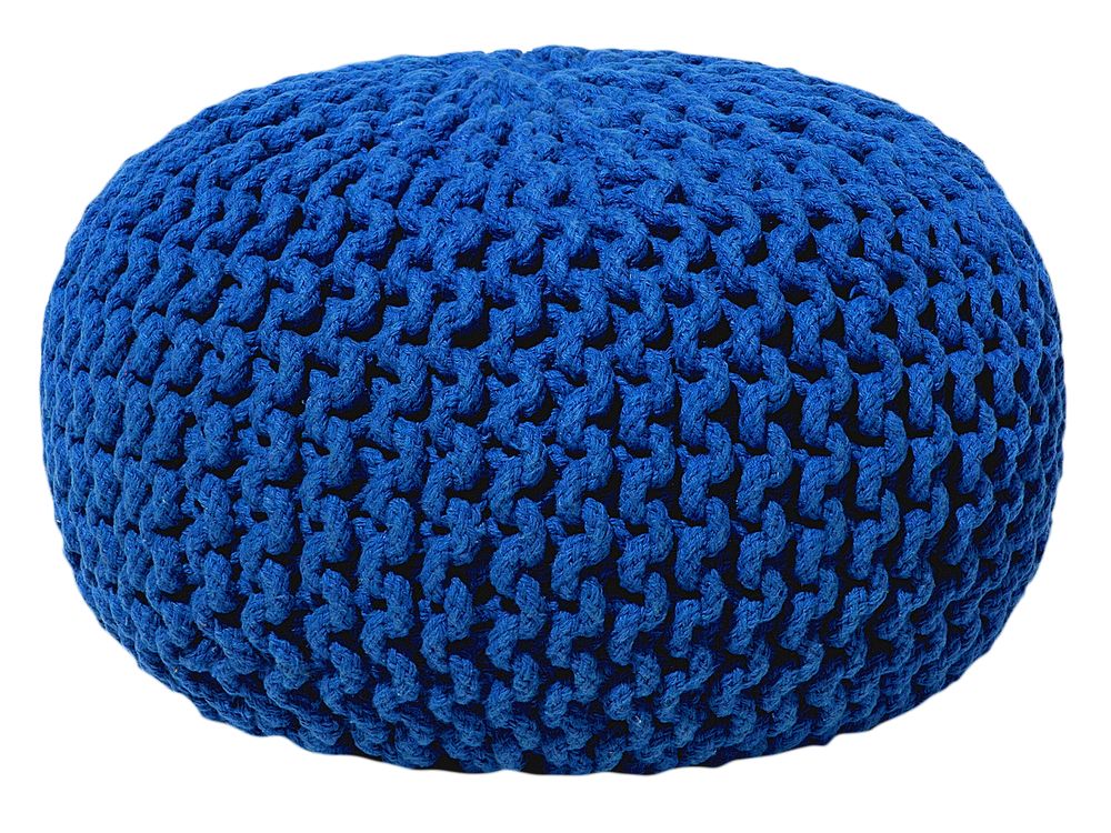 Chunky knit pouffe discount