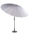 Parasol de jardin ⌀ 2.55 m gris clair BAIA_829158