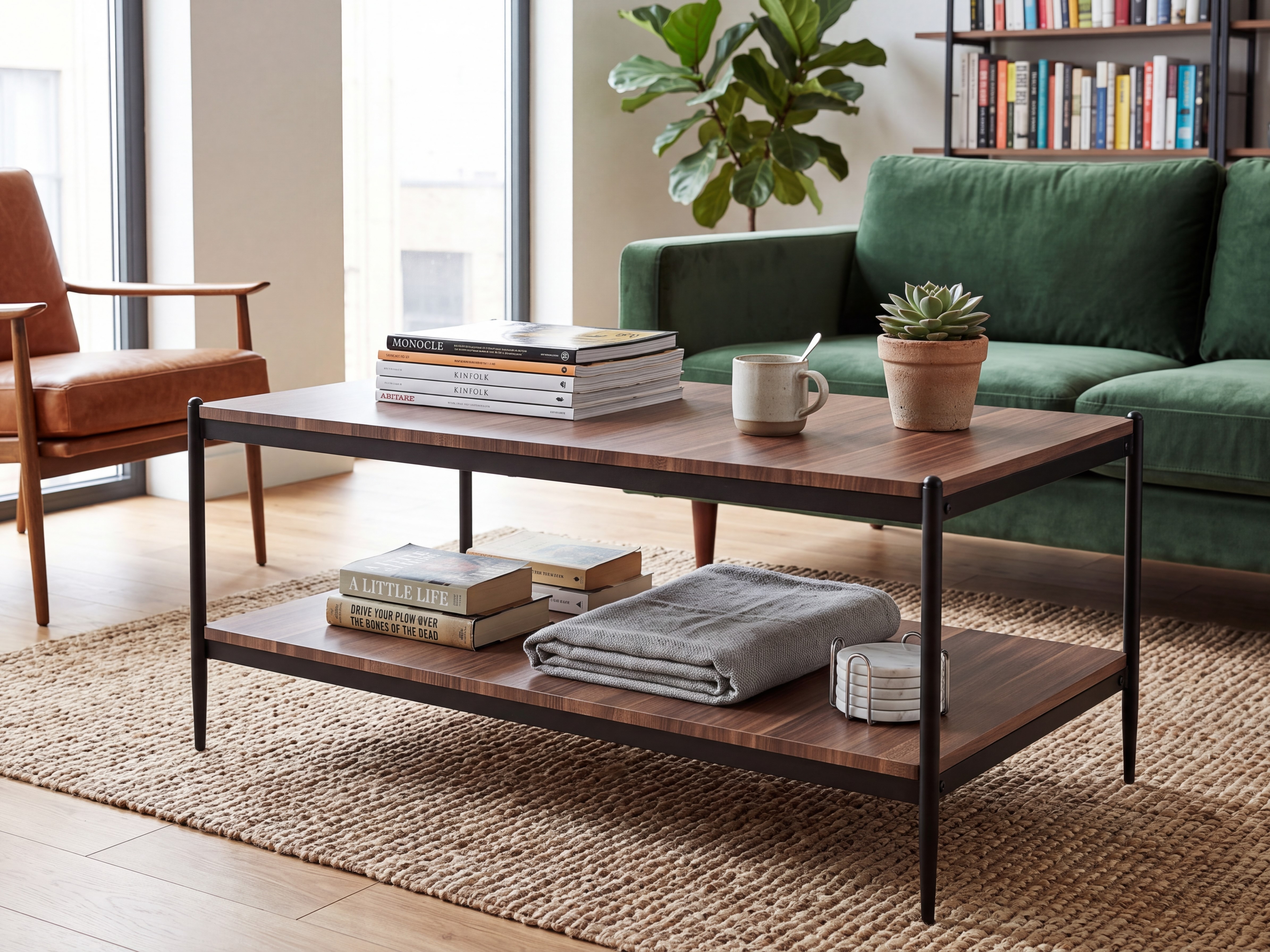 Coffee Table AVOCA Dark Brown_1175005