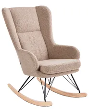 Rocking Chair LUOMA Boucle Beige_974619