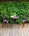 Set of 2 Garden Chairs Brown TRIORA_931744