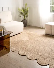 Teppich HINGOLI Beige 160 x 230 cm Jute_1040412