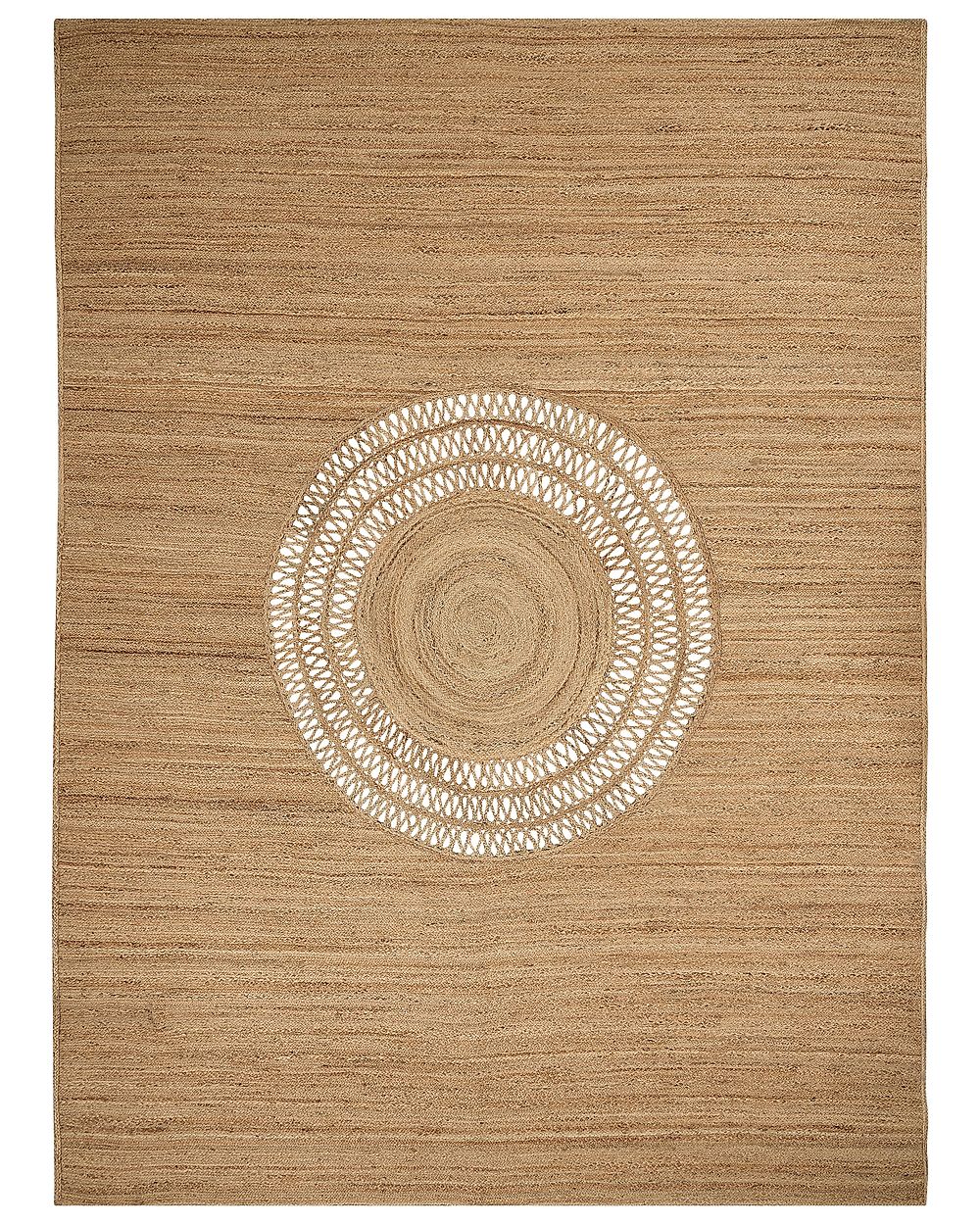 Rug BOGAZOREN Beige 300 x 400 cm Jute