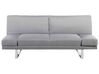 Fabric Sofa Bed Light Grey YORK_589657