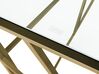 Tavolino consolle vetro oro 100 x 40 cm ORLAND_744304