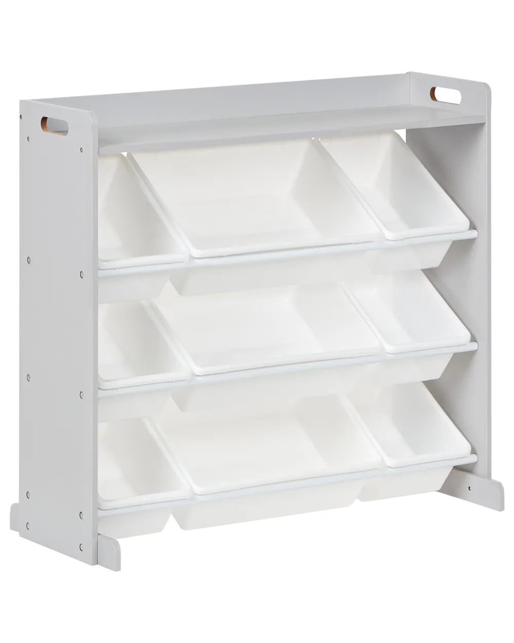 Estantería 9 cajas gris COLLIE