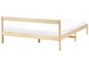 Bett mit Lattenrost Kiefernholz MADONE 140 x 200 cm Hellbraun_1131075