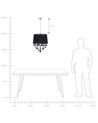 3 Light Chandelier Black EVANS_709160