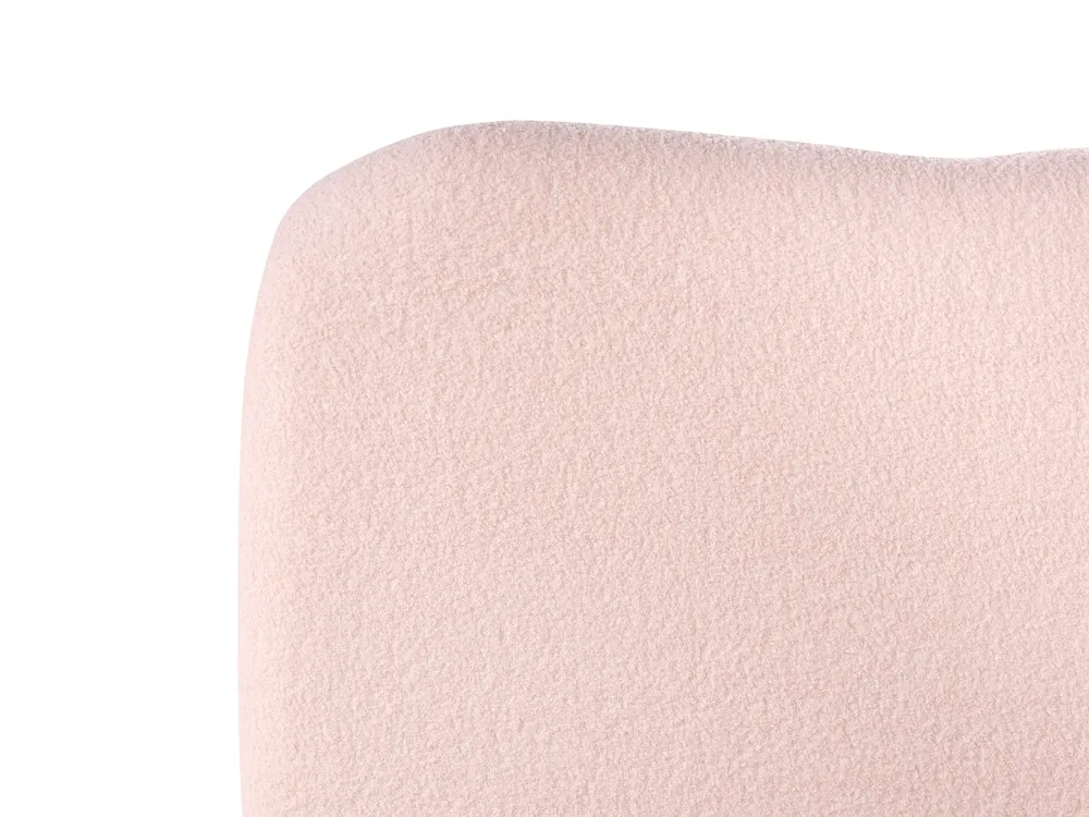 Ottoman Bed BLAGNAC Boucle Pink 90 x 200 cm (EU Single)_1026336