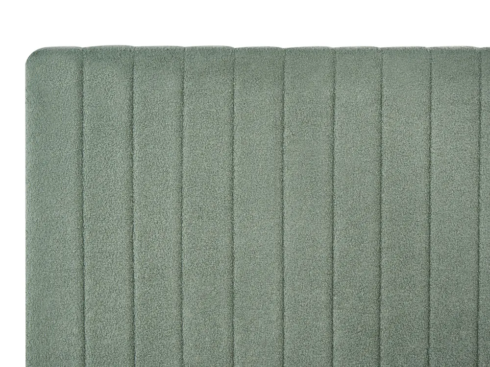 Ottoman Bed VION Boucle Green 140 x 200 cm (EU Double)_1042751