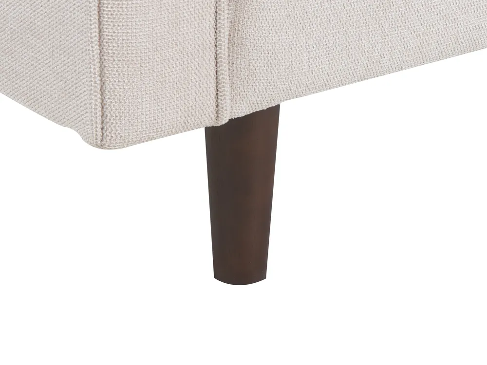 Living Room Set 4 Seater NURMO Fabric Light Beige_896218