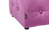 Velvet Pouffe Dark Purple WISCONSIN_932998