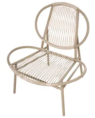 Garden Chair OVARO PE Rattan Beige_1026773
