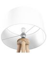 Wooden Tripod Floor Lamp White NITRA_803398