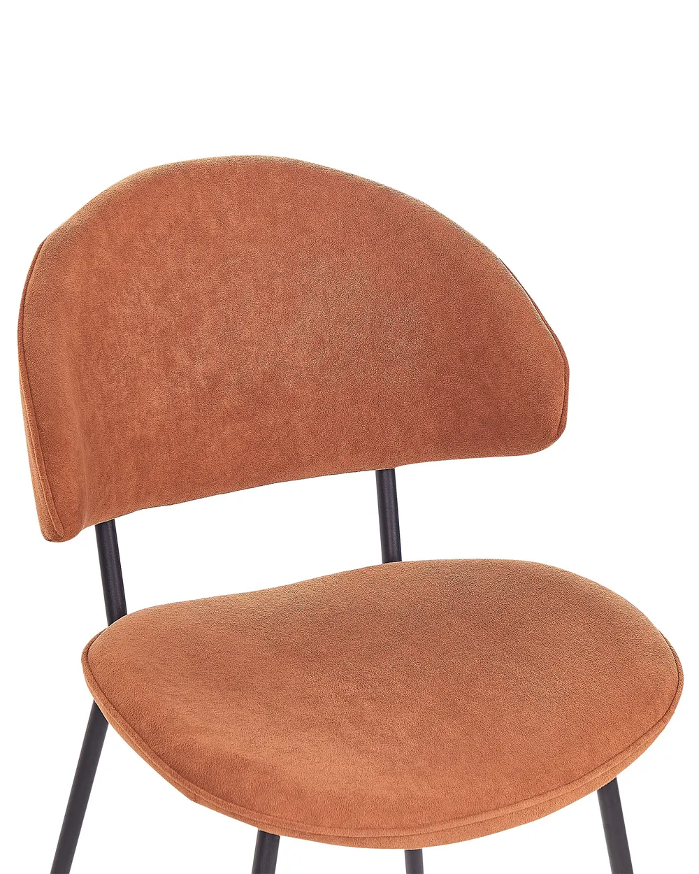 Set of 2 Dining Chairs KIANA Orange_874315