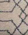 Bavlnený koberec 160 x 230 cm béžová/čierna MALTEPE_747836