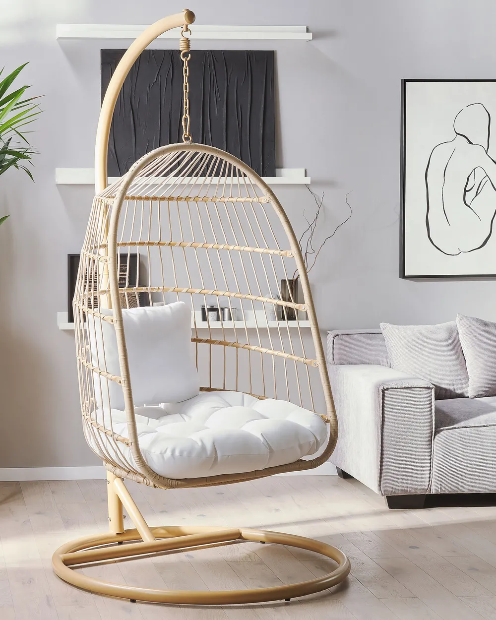 Ergonomische - Tuin - Rotan - Met kussens Hangstoelen