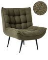 Fotel ALVESTA Boucle Ciemnozielony