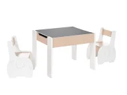 Tavolo per bambini con sedie LOYD Bianco_949089