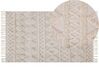 Alfombra de algodón beige 80 x 150 cm DIDIM_817626